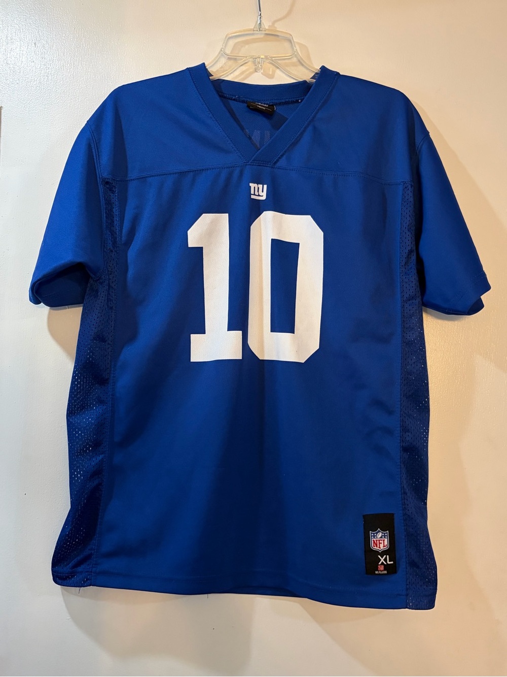 NFL Team Apparel New York Giants Eli Manning Youth XL Jersey